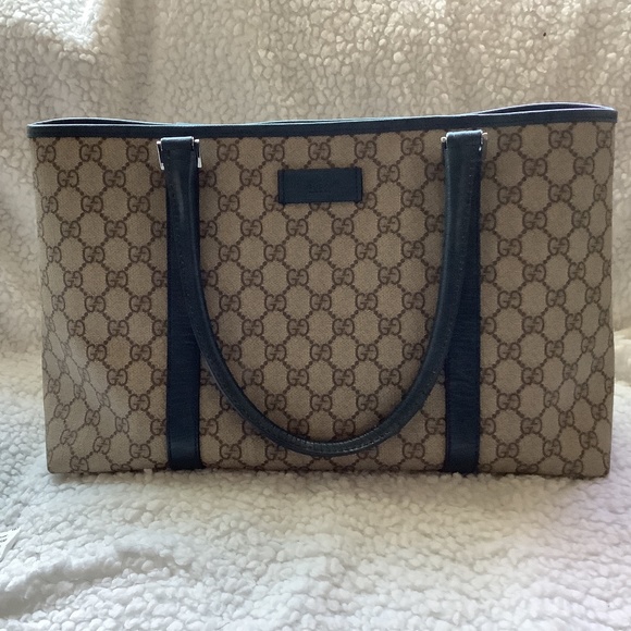 VINTAGE Gucci GG Supreme Large Tote - Picture 1 of 11
